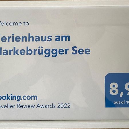 Ferienhaus Am Harkebruegger See Barssel  المظهر الخارجي الصورة