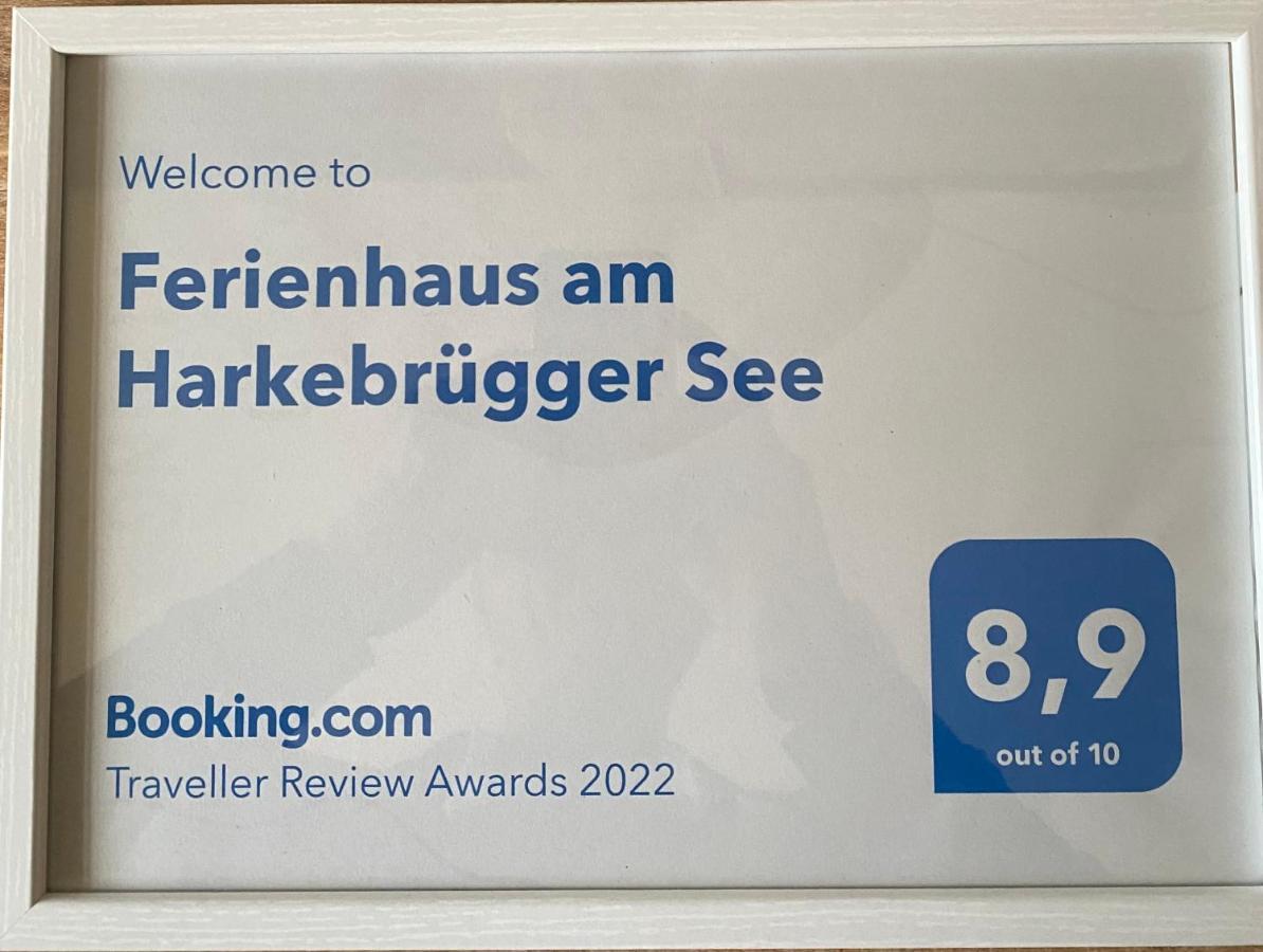 Ferienhaus Am Harkebruegger See Barssel  المظهر الخارجي الصورة